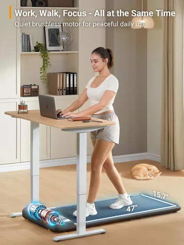 Miniatura 4 de WALKINGPAD C2 Caminadora plegable para caminar, colorida caminadora debajo del escritorio para oficina en casa, diseño compacto elegante,