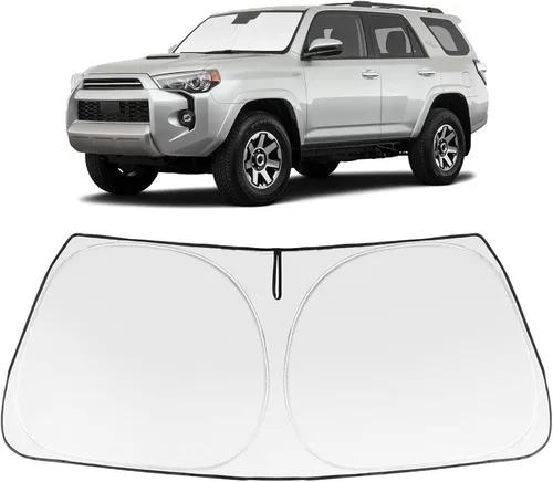 Miniatura 149 de Proadsy Parasol para parabrisas actualizado 2025, ajuste personalizado Dodge RAM 1500 2Dr 2019-2024 2025, 4 capas, plegable, protector de parasol