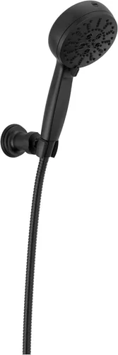 Miniatura 12 de Delta Lumicoat Chrampagne Bronze 55884-CZ-PR - Cabezal de ducha de mano y manguera de montaje en pared dorado cepillado de 7 ajustes con espray