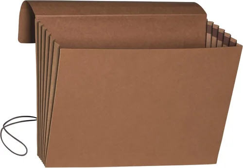 Smead Redrope - Cartera expansible para archivo, solapa y cierre de cordón, expansión de 5-1/4 pulgadas, tamaño legal, 10 por caja (71011)