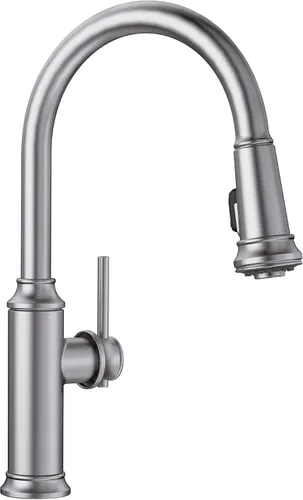 Miniatura 6 de Empressa - Grifo de cocina desplegable (1.5 GPM, color negro mate)