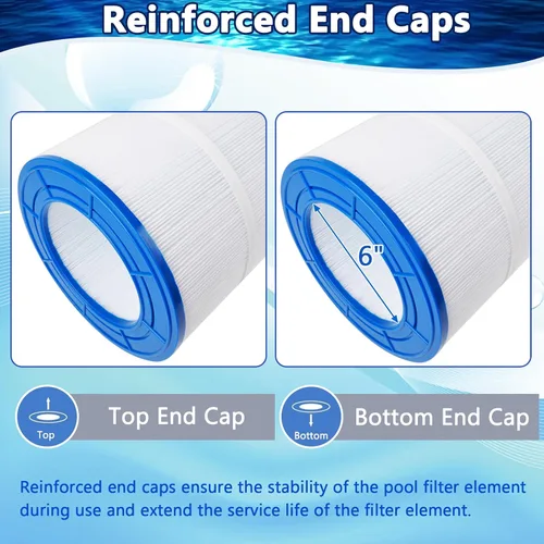 Miniatura 3 de Filtro de piscina CC150 compatible con CCRP150, R173216, Pleatco PAP150, Unicel C-9415, Ultral-C4, 59054300, Filbur FC-0687, 160317, 160355, 160352