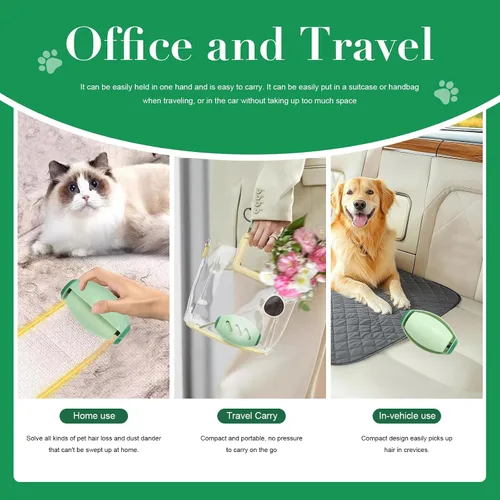 Miniatura 3 de Rodillo de pelusa de gel reutilizable lavable para pelo de mascotas, removedor de pelusa extra adhesivo para ropa, muebles, asientos de automóvil