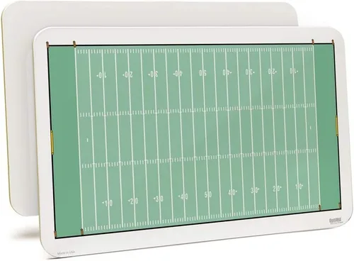 Miniatura 6 de Tabla de entrenamiento grande de borrado en seco de 11 x 17 x 1/8 pulgadas. Impresión de béisbol en un lado, perfecta para entrenadores y atletas