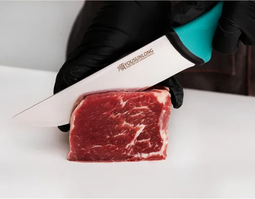 Miniatura 4 de YOUSUNLONG Cuchillo de carnicero para procesamiento de carne 6 "(152 mm) - Hoja de acero de molibdeno de alto carbono premium - Cuchillo de chef