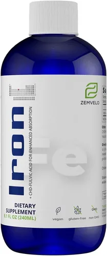 Suplemento de hierro iónico líquido | Deficiencia de hierro | Apoyo hormonal | Apoyo energético | Fomenta los músculos saludables