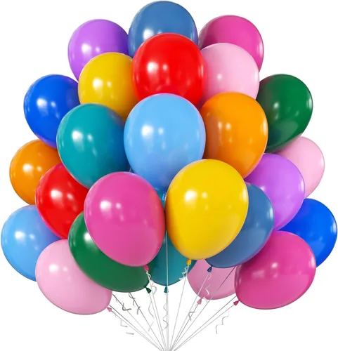 Miniatura 23 de KALOR Globos dorados champagne, 100 piezas de 5 pulgadas de globos mini de látex mate para arco de guirnalda de globos, decoración de cumpleaños