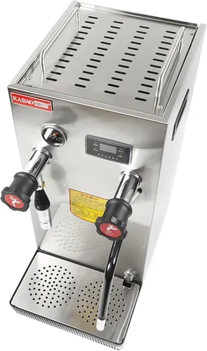 Miniatura 5 de Espumador y vaporizador de leche comercial, 8L/270 oz de gran capacidad, 110V 2500W Máquina de espuma de leche eléctrica Máquina de ebullición
