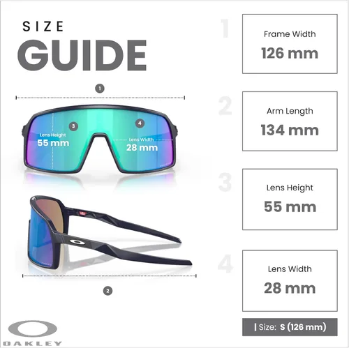 Miniatura 60 de Oakley Sutro OO9406 / OO9462 - Lentes de sol para hombre, kit de correa de accesorios, bolsa de microfibra