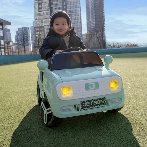 Miniatura 12 de Jetson Mako Niños Coche Eléctrico con Asistencia de Motor por Empuje, 3 Modos: Empuje, Conducción o Control Remoto, Velocidad Máxima de 3 mph