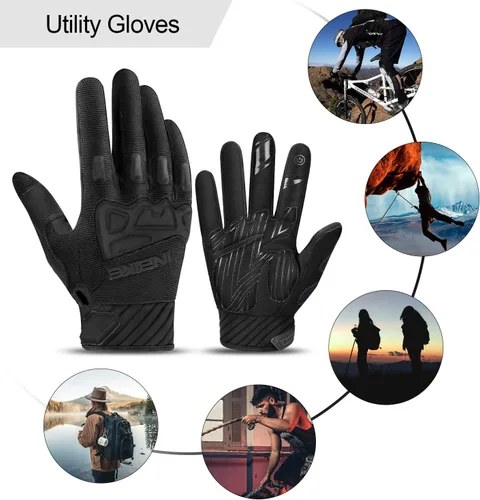 Miniatura 7 de INBIKE MTB BMX ATV - Guantes de ciclismo para carrera de motocross, bicicleta de montaña, DH