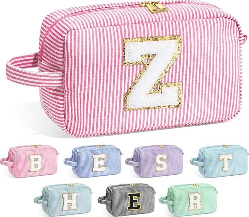 Miniatura 84 de Bolsa de Maquillaje con Inicial YOOLIFE - Regalos de Cumpleaños para Mujeres, Niñas, Mamá, Hija, Amigas, Hermana, Maestra, Regalos de Propuesta