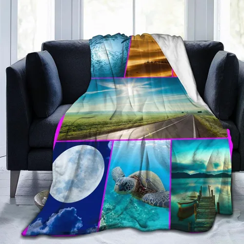 Miniatura 37 de Manta personalizada con collages de fotos, mantas personalizadas para familiares, amigos, perros o mascotas, utilizada como recuerdo y regalo, 1 1