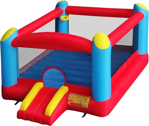 Miniatura 13 de Funormous Marvel Spider-Man Casa de Rebote Inflable con Tobogán, Castillo Hinchable de Spiderman para Niños, Interior y Exterior, Plus Soplador
