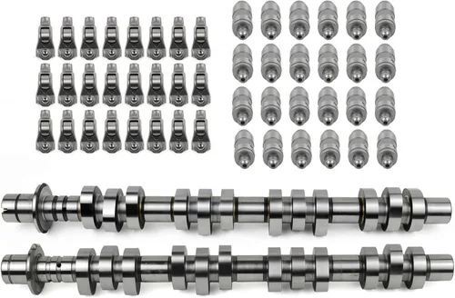 Árbol de levas izquierdo y derecho, 24 elevadores de taqueta, kit de 24 brazos basculantes 5L1Z6250AA Reemplazo para Ford Expedition F150 F250 F350