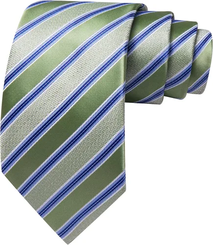 Miniatura 22 de Barry.Wang Juego de corbatas para hombre, corbata de seda a rayas, tejido a cuadros, gemelos formales, negocios, boda