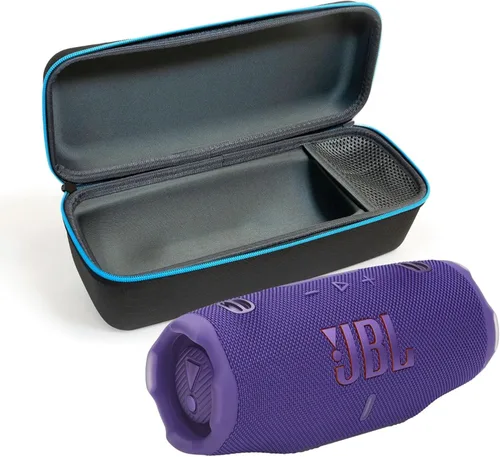 Miniatura 10 de JBL Charge 6 (Azul) + Paquete con funda protectora de carcasa dura divvi! (Negro)