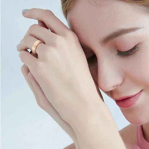 Miniatura 8 de (3 unidades) anillos de cobre magnéticos saludables para artritis para mujeres regalo para mujeres mamá esposa joyería mejor alivio del dolor
