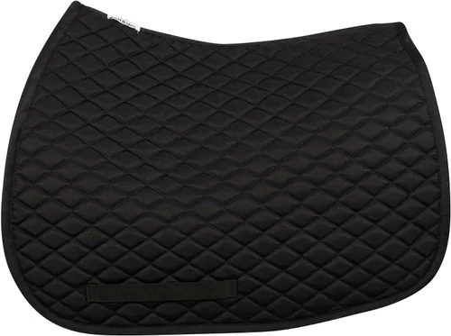 Miniatura 2 de TuffRider Basic Pony Saddle Pad – Diamond Quilted, Flannel Lined, Breathable Schooling Pad for Horses