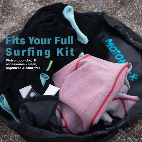 Miniatura 8 de IslandMat Wetsuit Changing Mat; Compact 2-in-1 Wetsuit Bag with Waterproof 5000X Tech; Keep You & Surfing Accessories Clean; Keep Your Car Clean &