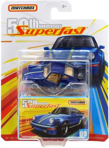 Miniatura 2 de Matchbox Porsche 911 Turbo Super Fast '80 del 50 aniversario