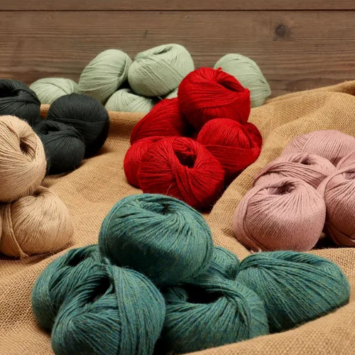 Miniatura 3 de Juego de 6 madejas de 100% lana de alpaca bebé (10.58 oz) de peso DK, fabricadas en Perú, celestial suave y perfecto para tejer y hacer ganchillo