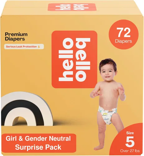 Miniatura 23 de Hello Bello Pañales Premium, Talla 3 (14-24 libras) Paquete Sorpresa para Niñas - 100 Unidades, Hipoalergénicos con Tacto Suave Similar a la Tela
