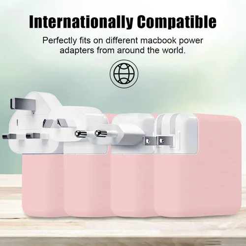 Miniatura 8 de Funda protectora de cargador de silicona suave de 67 W para MacBook Pro de 14 pulgadas 2024-2021 M3 A2918 A2992 M2 A2779 M1 A2442 Funda adaptador