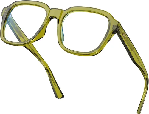 Miniatura 18 de VISOONE - Gafas de luz azul de moda con bloqueo de luz azul, anteojos cuadrados grandes para computadora para mujeres y hombres; Bennett