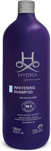 Hydra - Champú blanqueador profesional para perros y gatos, champú blanqueador para mascotas para pieles o cabello de colores claros, reduce el