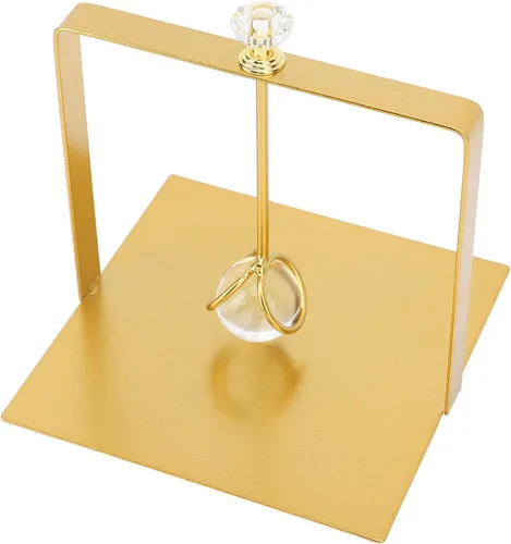 Miniatura 3 de Servilletero para mesa, servilletero de metal con asa de elevación, elegante dispensador de servilletas de papel cuadrado, moderno servilletero
