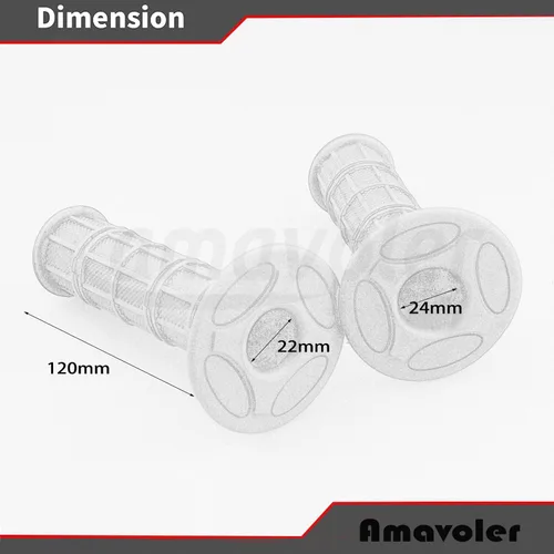 Miniatura 3 de Empuñaduras de manillar de 7/8 pulgadas, 0.866 in, 0.945 in, piezas de repuesto para la mayoría de motocicletas todoterreno como Yamaha Kawasaki