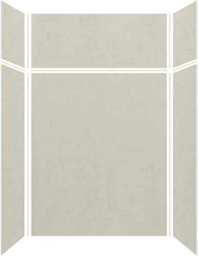 Miniatura 40 de Transolid EWKX483696-41 Expressions - Kit de pared de ducha de 6 paneles con extensión, 36 pulgadas de largo x 48 pulgadas de ancho x 96 pulgadas