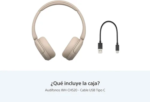 Miniatura 10 de Sony WH-CH520 Los mejores auriculares inalámbricos Bluetooth sobre la oreja con micrófono para llamadas y control de voz, hasta 50 horas de duración