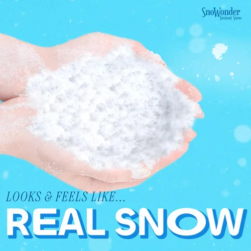 Miniatura 5 de SNOWONDER Nieve Instantánea de Polvo Artificial, También Excelente para Hacer Masa Viscosa de Nube - Mezcla para Preparar 1 Galón de Nieve Falsa