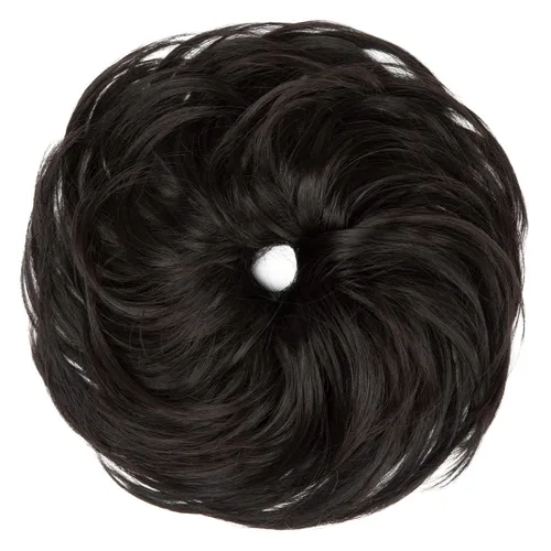 Miniatura 3 de CJL HAIR Pieza de Cabello Grande para Moño Despeinado Ondulado Rizado Coleteros Sintéticos Chignon Cola de Caballo Extensiones de Cabello Piezas
