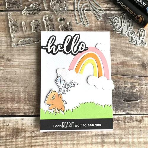 Miniatura 2 de Hola palabras troqueladas de metal para manualidades, álbumes de recortes, álbum de fotos, manualidades, tarjetas, decoración