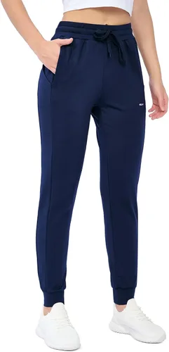 MELOO Pantalones con forro polar para mujer pantalones deportivos resistentes al agua cintura alta pantalones térmicos para invierno senderismo