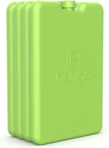 Paquetes de hielo ultrafino Bentgo Ice Lunch Chillers (4 unidades), Verde