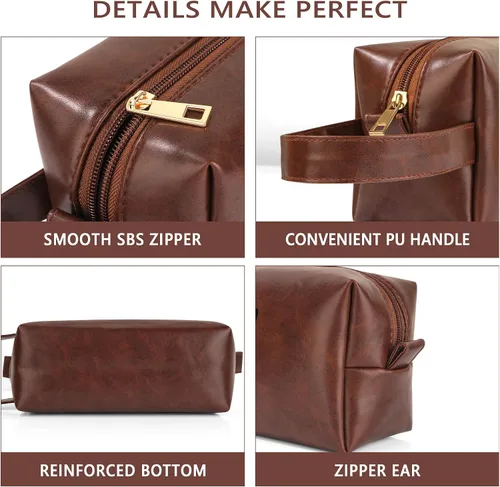 Miniatura 7 de Bolsa de Aseo Personalizada con Nombre Regalos para Hombres, Aniversario Navidad San Valentín Día del Padre Cumpleaños Regalos para Esposo Papá