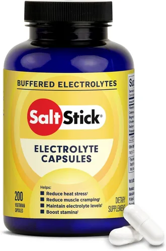 Miniatura 8 de SaltStick Cápsulas de electrolitos con vitamina D Pastillas de sal con electrolitos para correr, nutrición deportiva de resistencia, suplementos