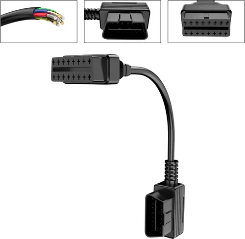 Miniatura 6 de Foxwell NT726 OBD2 escáner y OBDII 16 Pin extensión de diagnóstico Convertir cable, todo el sistema lector de código herramienta de diagnóstico