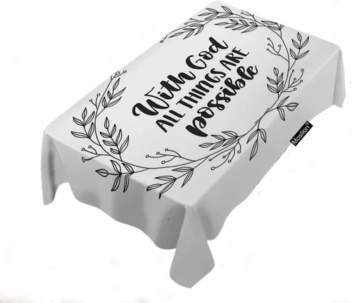 Miniatura 7 de Moslion Mantel con patrón de Halloween, estilo retro, vintage, animal, gato, calabaza, búho, murciélago, bruja, árbol, mantel de temporada