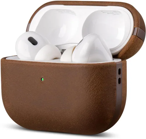 Miniatura 12 de Funda de cuero Lopie para AirPods Pro de segunda generación - Funda para AirPods Pro 2 hecha a mano - Hecha de cuero real - Cubierta protectora
