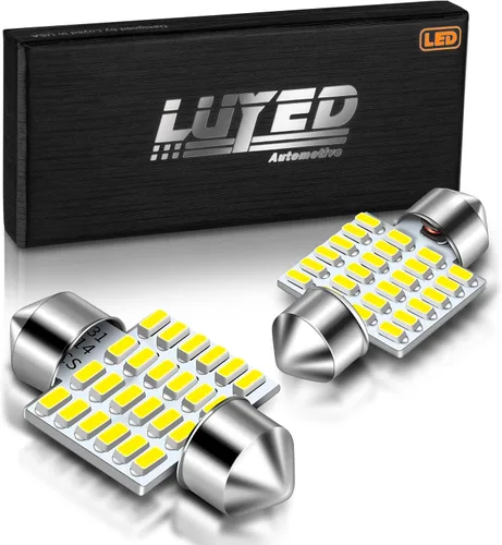 Miniatura 15 de DE3175 bombillas LED azules Canbus libres de errores de 1.25 pulgadas DE3021 DE3022 3175 bombillas LED para luces interiores de mapa, domo y placa