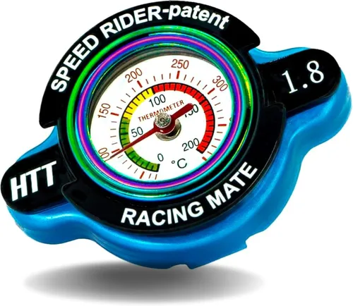 Miniatura 8 de WhaleFlame - Tapa de radiador de alta presión con medidor de temperatura de 1.8 bar (25.6 psi), monitoreo de temperatura en tiempo real previene