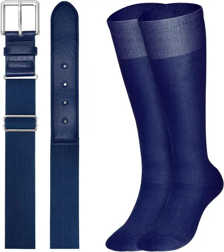 Miniatura 19 de XZQTIVE Conjunto combinado de calcetines de béisbol y softbol y cinturón de béisbol y sóftbol, calcetines de fútbol hasta la rodilla para niños