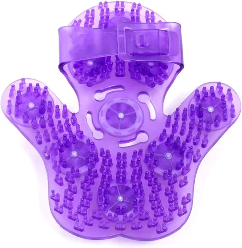 Miniatura 2 de Kioer - Guante de rodillo de masaje de tejido profundo para cuello, pecho, pies, isquiotibiales, muslos y el cuidado del cuerpo completo 9 rodillos