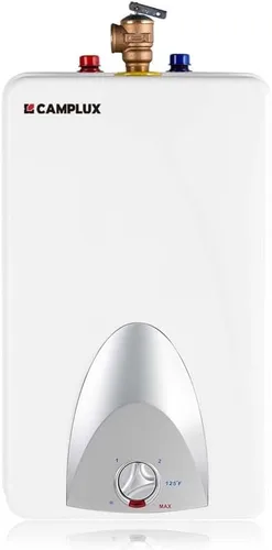 Miniatura 12 de CAMPLUX Calentador Eléctrico de Agua Caliente de 6 Galones, 120-Volt con Cable 1440W Calentador de Agua Eléctrico de Mini-Tanque para Punto de Uso