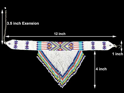 Miniatura 2 de Collar con cuentas de semillas de estilo nativo